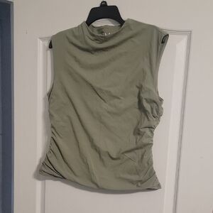 Rebecca Minkoff Sage Green Muscle Tee